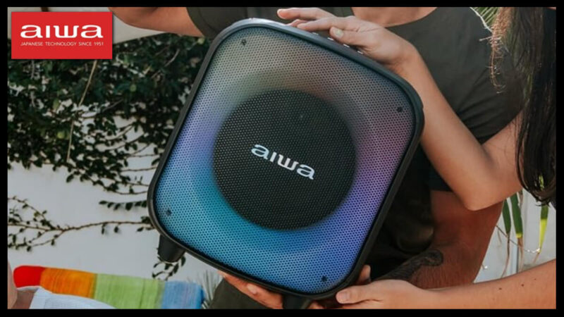 Oferta do dia: desconto de 45% na caixa de som Partybox da AIWA