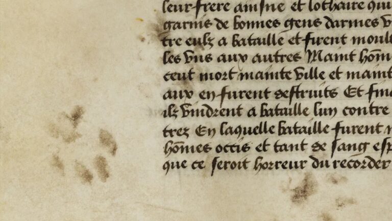 O manuscrito medieval em que um gato deixou sua ‘digital’ há 500 anos