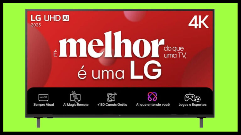 Oferta do dia: super desconto de 47% na nova smart TV UHD da LG
