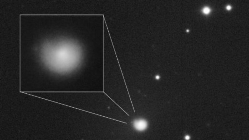 Cometa criovulcânico explode e ganha forma de concha no espaço