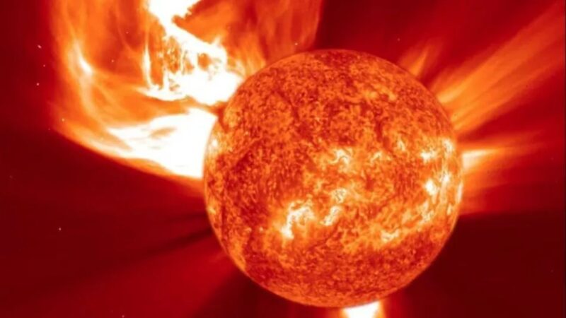 Tempestade solar com megaerupção atinge a Terra