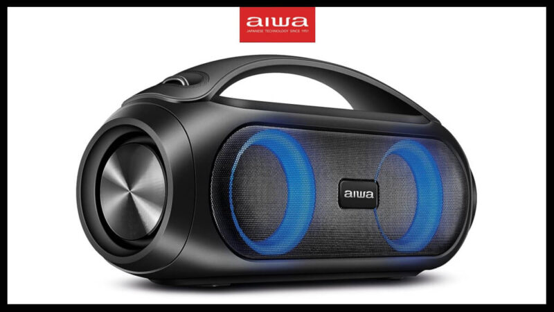 Oferta do dia: caixa de som Boombox da AIWA com desconto de 56%