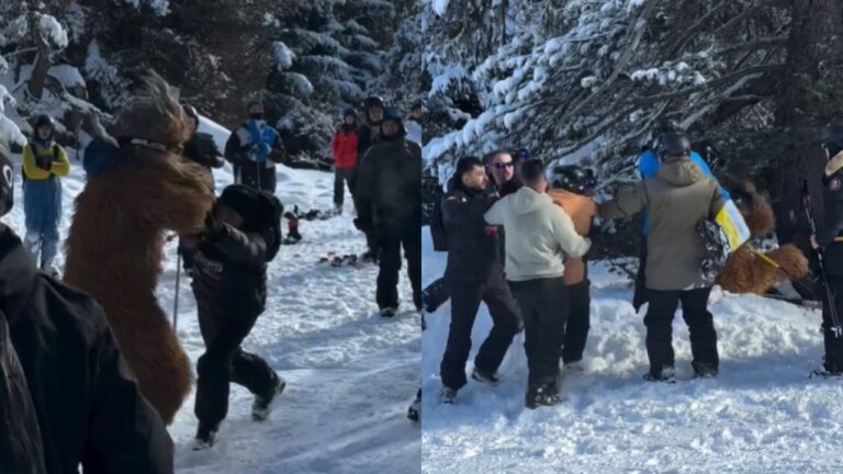 Brasileiro fantasiado é agredido por grupo em estação de esqui na França