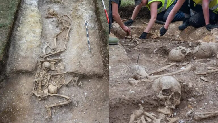 Arqueólogos descobrem cova macabra de 1.200 anos na Inglaterra