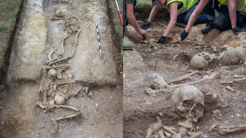 Arqueólogos descobrem cova macabra de 1.200 anos na Inglaterra