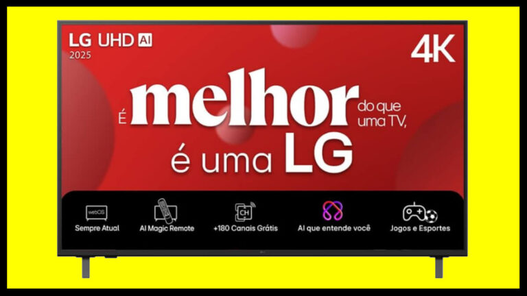 Oferta Relâmpago: mega desconto de 49% na smart TV UHD da LG