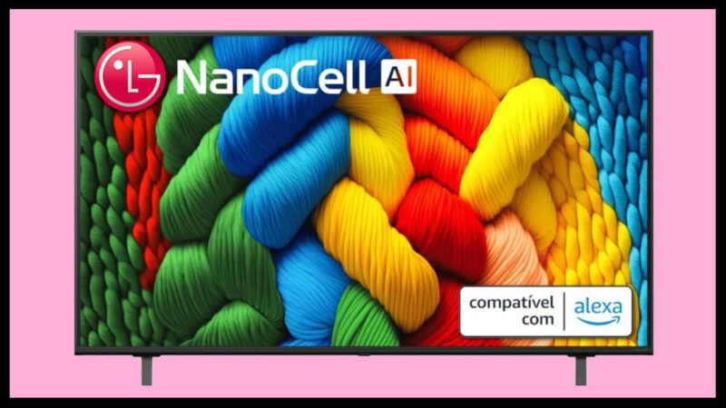 Oferta do dia: desconto de 51% na smart TV NanoCell da LG