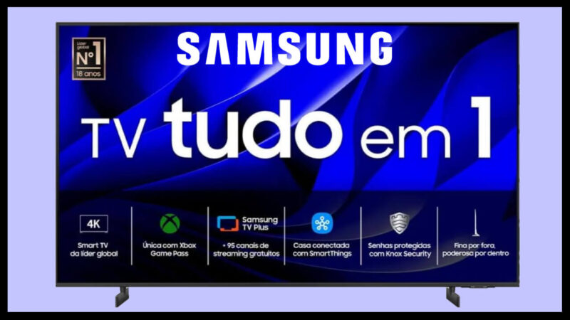 Oferta Relâmpago: Smart TV Crystal UHD da Samsung com desconto de 42%