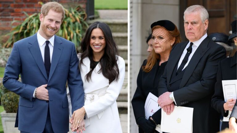 Harry e Meghan estariam aterrorizados com possível autobiografia da ex-esposa de Andrew