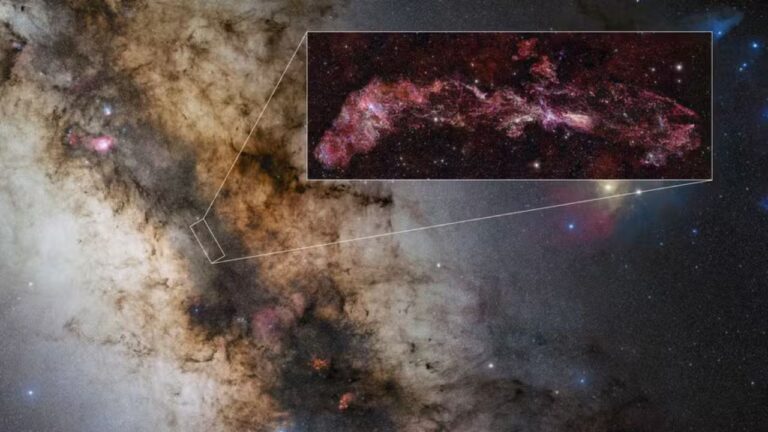 Imagem mais detalhada da ‘química oculta’ no centro da Via Láctea é divulgada
