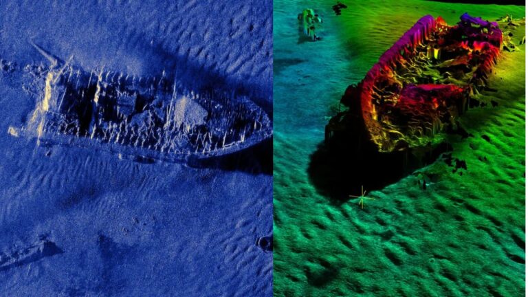 Sonar revela navio da Guerra Civil dos EUA afundado há 160 anos