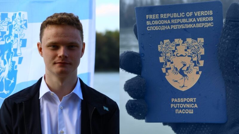 Jovem britânico cria novo país em área de disputa na Europa