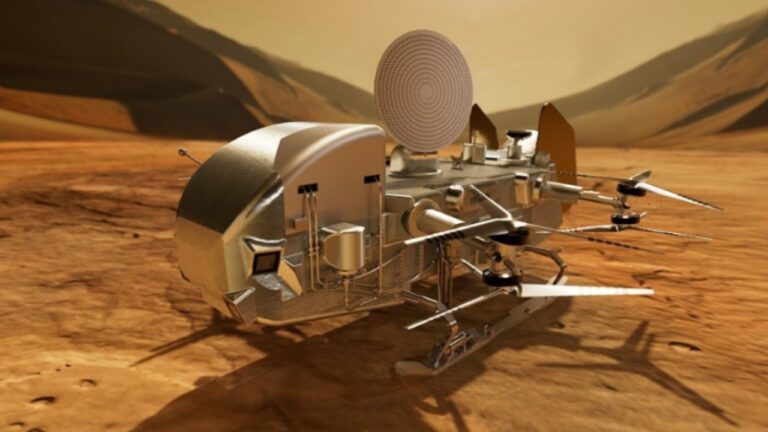 Primeiro helicóptero da NASA deve explorar a lua de Saturno em 2034