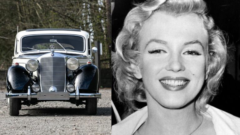 Mercedes de Marilyn Monroe deve ser leiloado por mais de 200 mil dólares