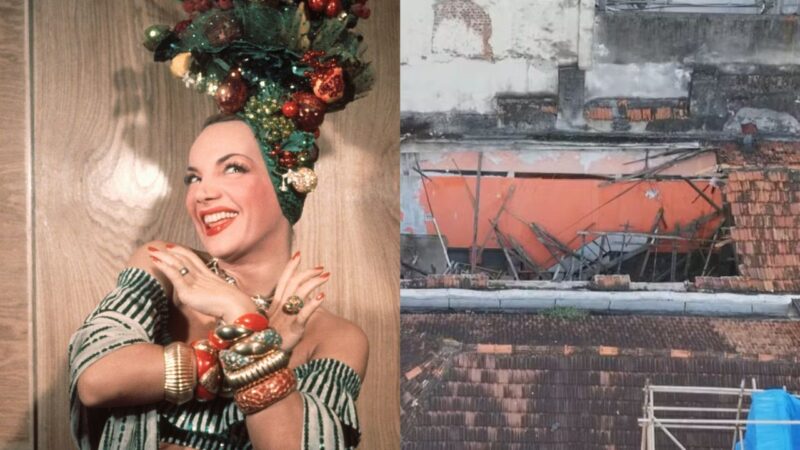 Casarão da Carmen Miranda e fotografia da artista