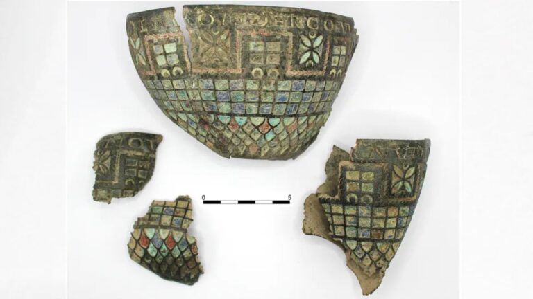 Copo romano revela mapa do Império há 1.900 anos