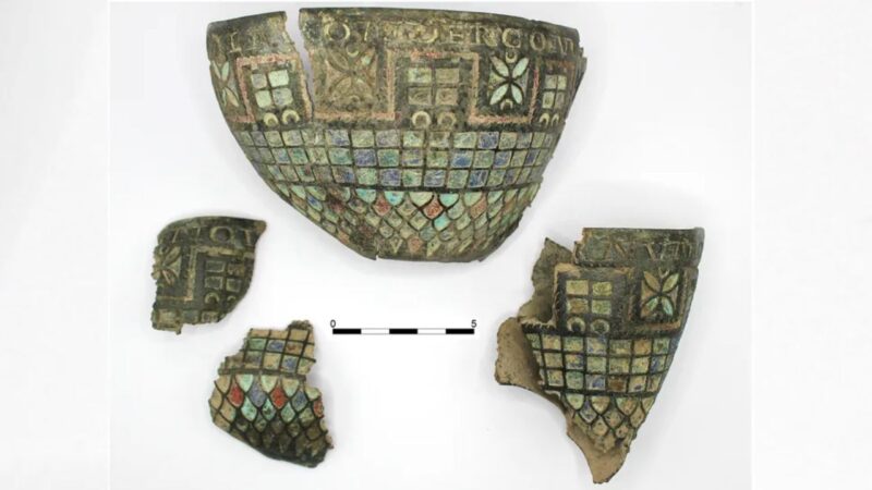 Copo romano revela mapa do Império há 1.900 anos