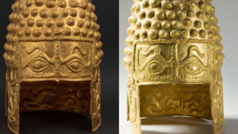 Capacete com 2.500 anos roubado na Holanda é devolvido à Romênia
