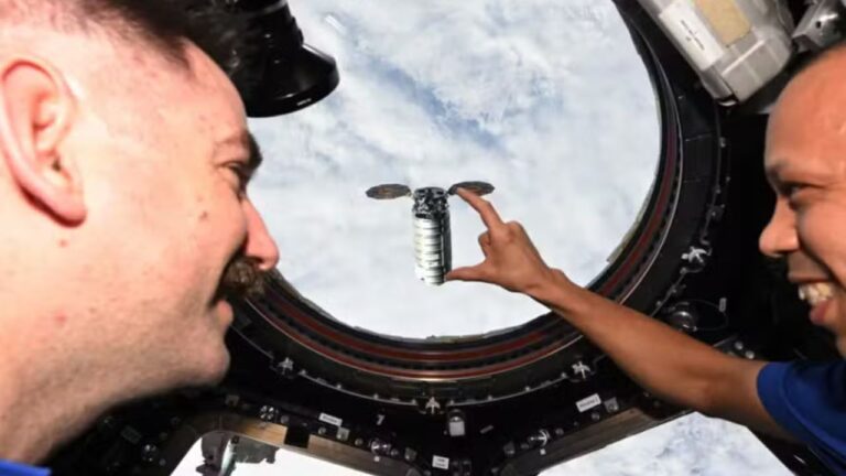 Ilusão de ótica diverte astronautas da NASA a bordo da ISS