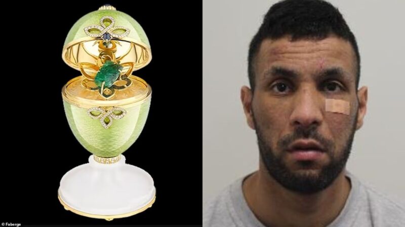 Novas imagens do roubo do ovo Fabergé avaliado em 2 milhões são divulgadas