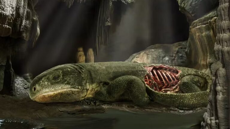 ‘Múmia’ de réptil dá respostas da evolução fora d’água