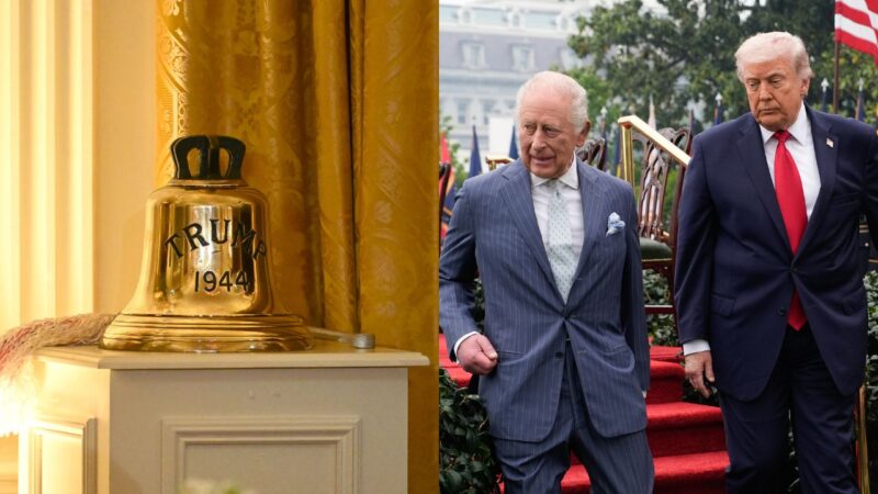 Charles III presenteia Trump com item da Segunda Guerra Mundial