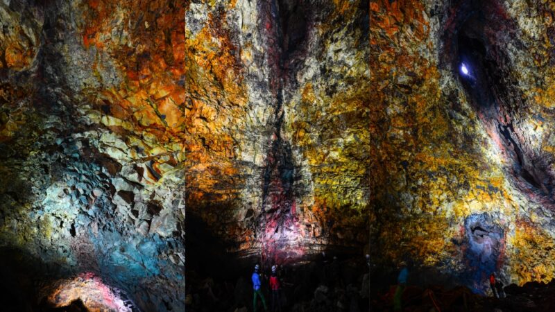 Thríhnúkagígur: o raro vulcão com câmara magmática multicolorida