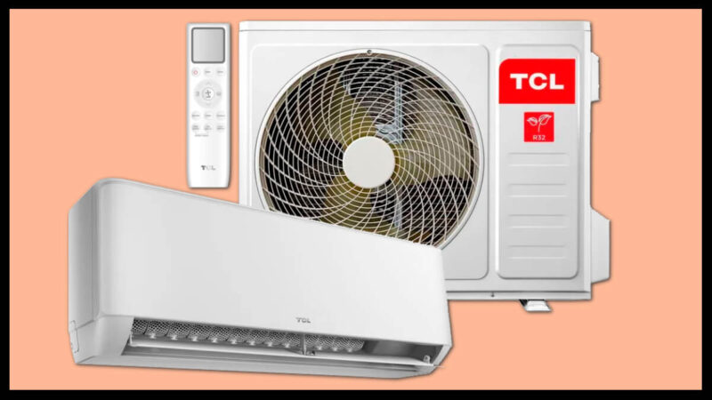 Oferta Relâmpago: ar condicionado Hi Wall da TCL com 40% de desconto