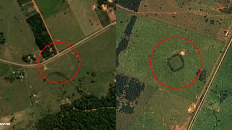 Novas imagens de satélite revelam detalhes de geoglifos do Acre