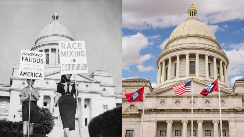Senadores americanos voltam para prédio marcado por racismo