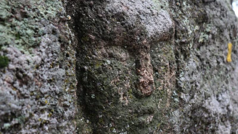 Rosto pedra Cazaquistão capa
