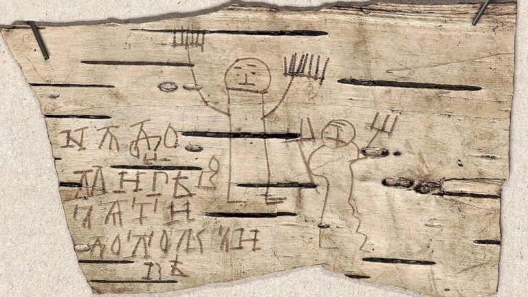 Doodle de Onfim: o autorretrato de 800 anos de uma criança entediada