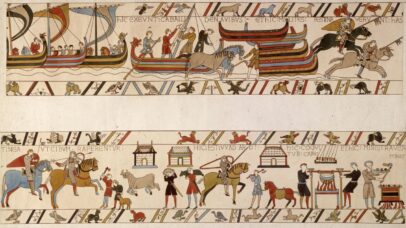 Tapeçaria medieval de Bayeux retorna ao Reino Unido após mil anos