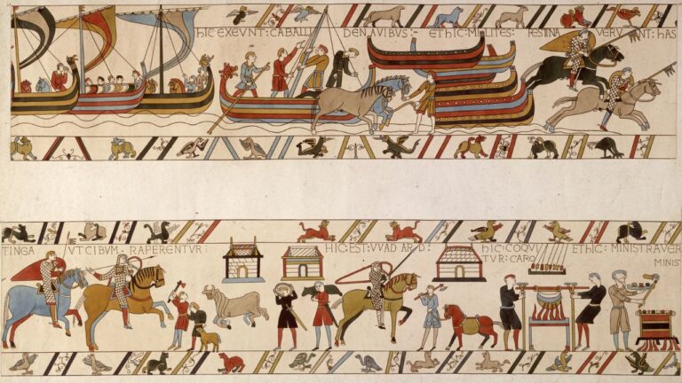 Tapeçaria de Bayeux retorna à Inglaterra após séculos na França