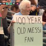 ‘Fã de Messi aos 100 anos’: quem é a idosa que chamou atenção na Copa do Mundo?