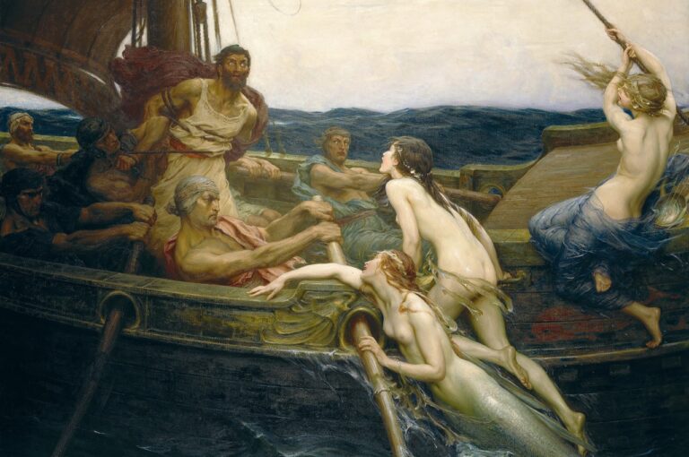 Como eram as sereias originais na mitologia?
