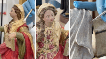 Imagens sacras do século 18 retornam ao público após quase uma década de restauração