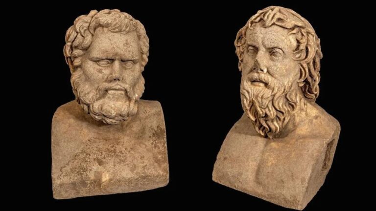 Escavação em Israel revela estátuas romanas de 1.700 anos