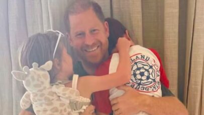 Para qual time Harry e Meghan estão torcendo na Copa? Detalhe em foto responde