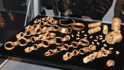 Tesouro de ouro de 3.300 anos intriga arqueólogos na Alemanha