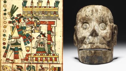 A intrigante Máscara de Mictlantecuhtli, o deus asteca do submundo