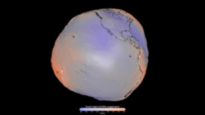 Modelo 3D revela que a Terra está longe de ser uma esfera perfeita