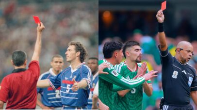 Cartões vermelhos mais que triplicaram desde a última Copa do Mundo