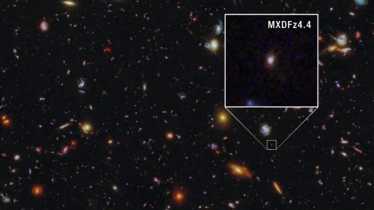 Luz impossível de galáxia que não deveria ser visível é detectada pelo Hubble
