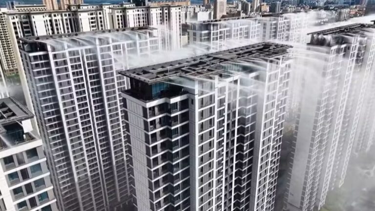 Super ‘ar-condicionado’ ao ar livre viraliza na China
