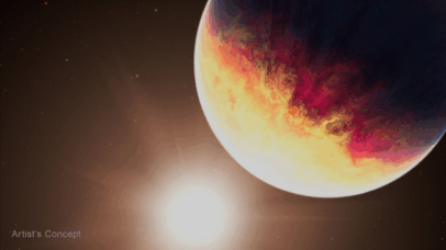 Chegando a 600°C: exoplaneta gigante revela órbita extrema nunca vista antes