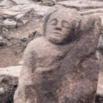 Estátua de espírito protetor dos romanos é encontrada sob quartel