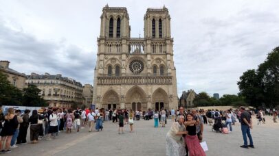Notre-Dame inicia nova fase para restaurar rosácea medieval e fachada norte