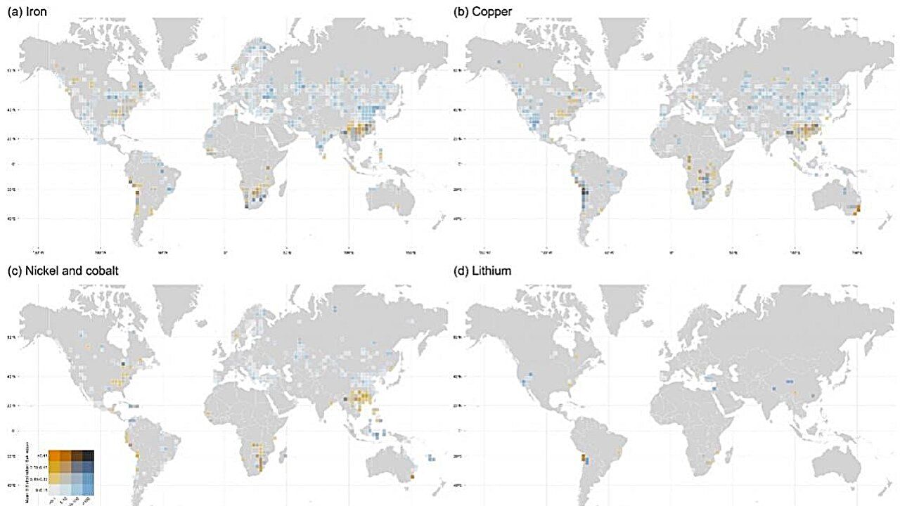 Novo mapa revela que novos materiais afetam a natureza de maneira diferente (1)