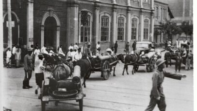O símbolo da presença estrangeira na China na Segunda Guerra